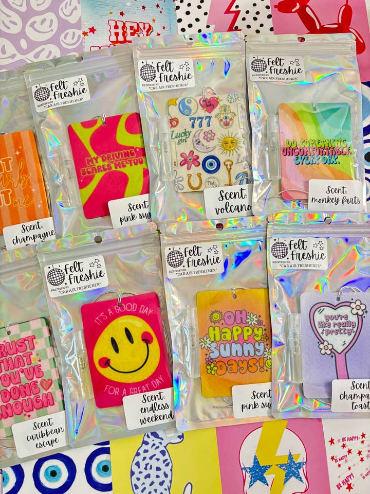 Freshies de feltro temáticos Summer Girly (freshies de ar) | conjunto de 10 por atacado de Bizzz Designs