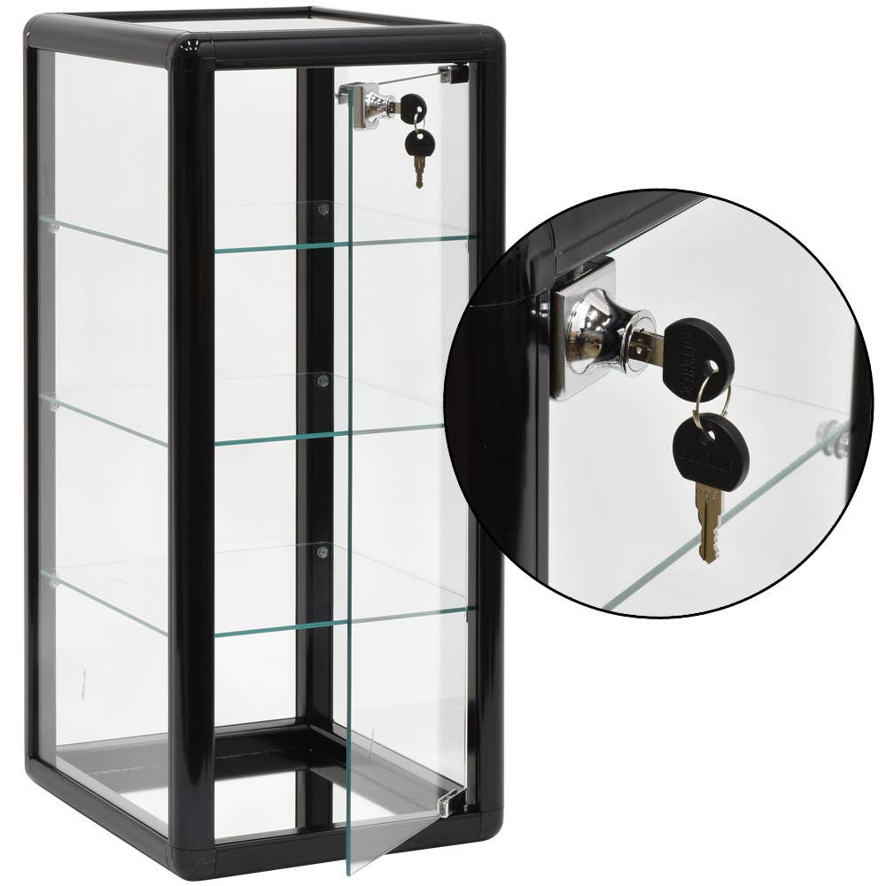 Specialty Store Services - Wholesale Retailer Display - Kids & Baby - Black Metal Framed Glass Countertop Display Showcase2