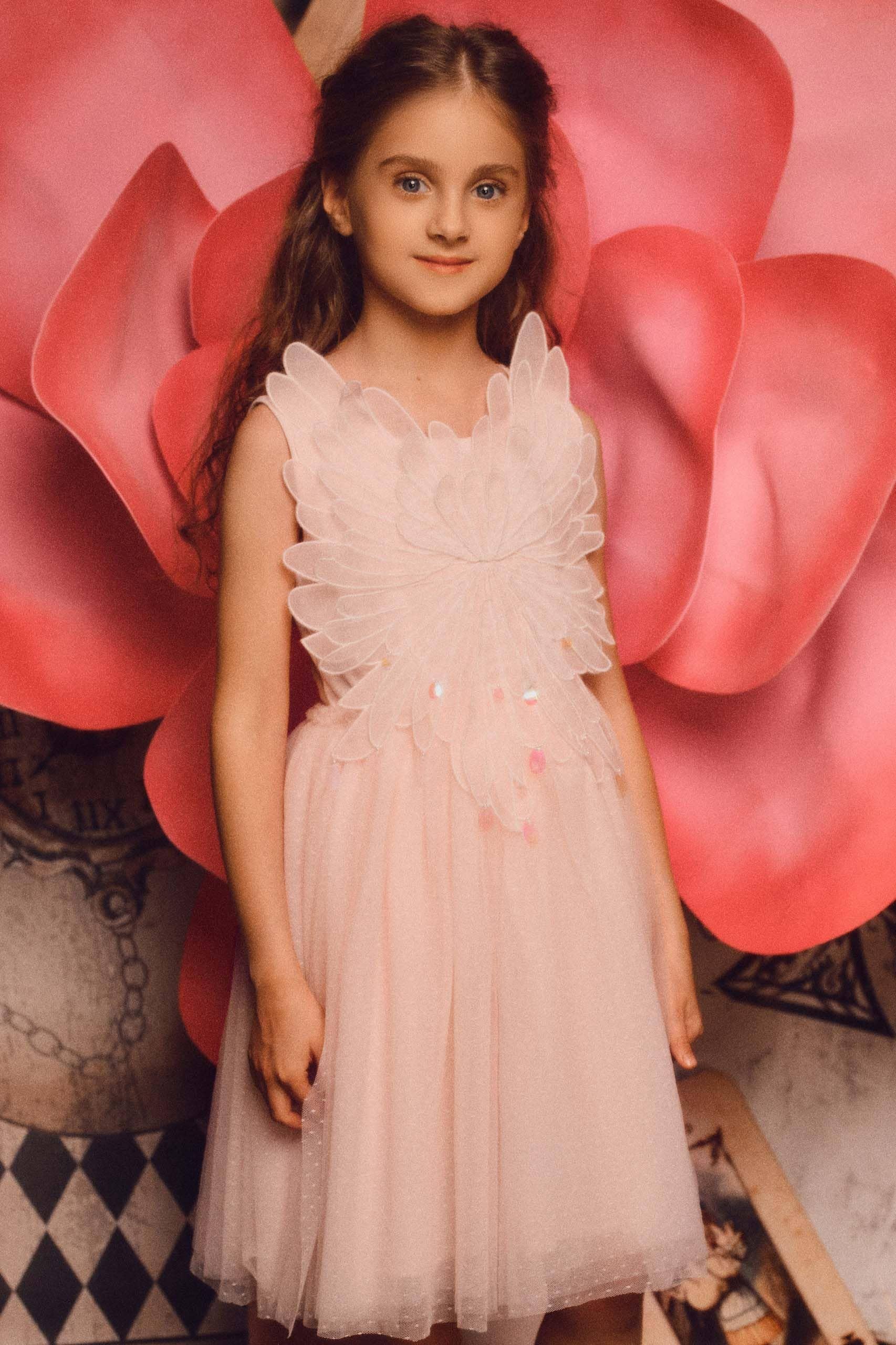 Tutuland – Großhandel Kleid – Kinder – Charmantes mehrlagiges Prinzessinkleid aus Tüll2