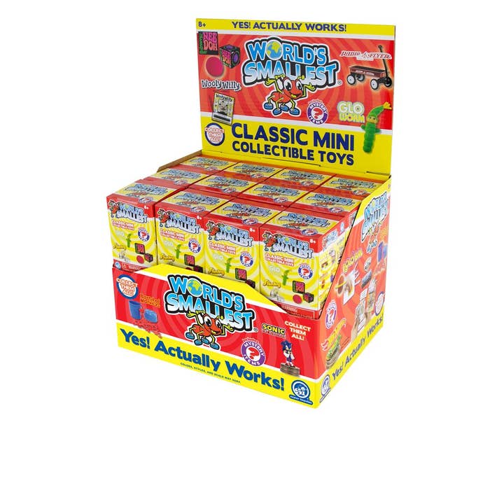 License 2 Play Toys - Wholesale Retailer Display - Kids & Baby - World's Smallest Blind Box in 24pc Counter Display Series 7