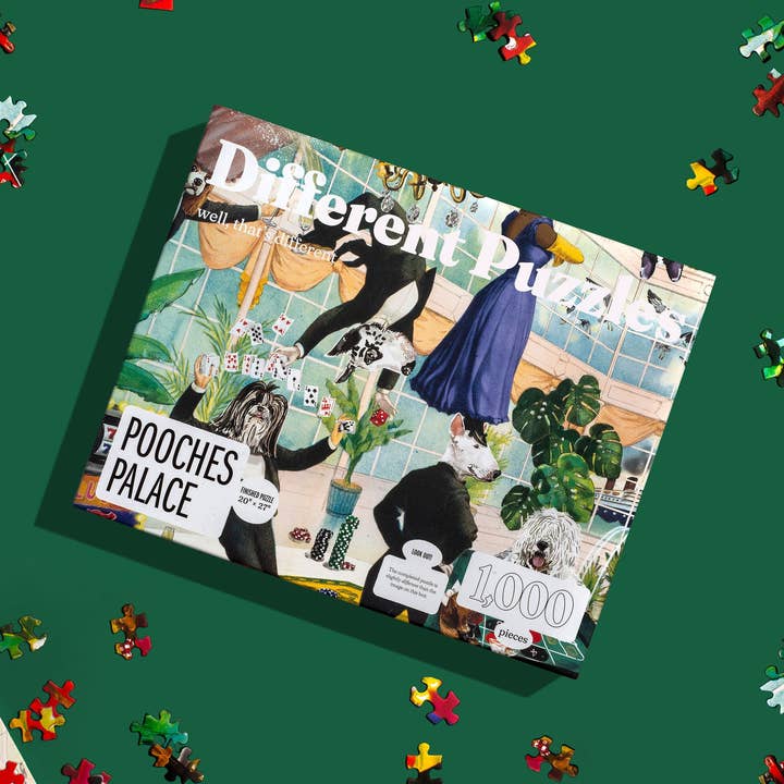 Different Puzzles - Wholesale Puzzle - Adult - Pooches Palace – 1,000 pieces0