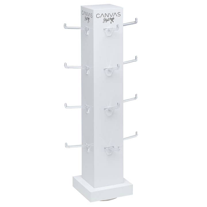 Small Canvas Style 4 Sided Earring and Bracelet Display for wholesale by Canvas Style