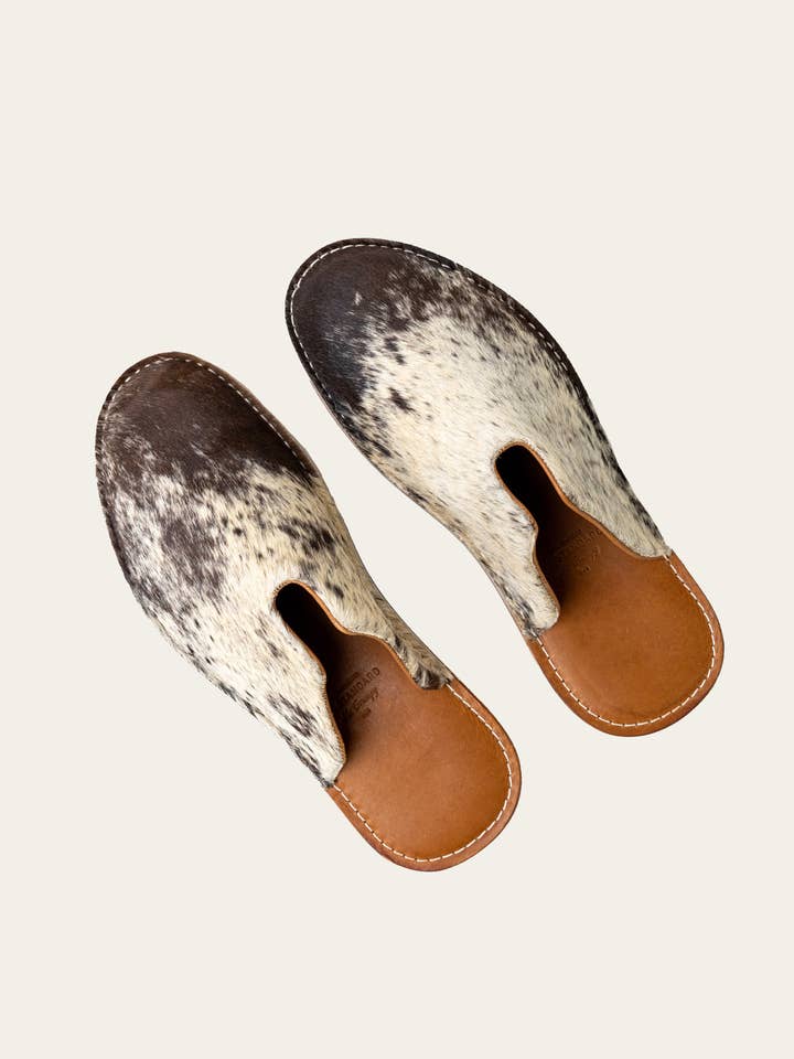 WP Standard – wholesale Slippers – Men's – Mr. Grumpy Leather Slippers