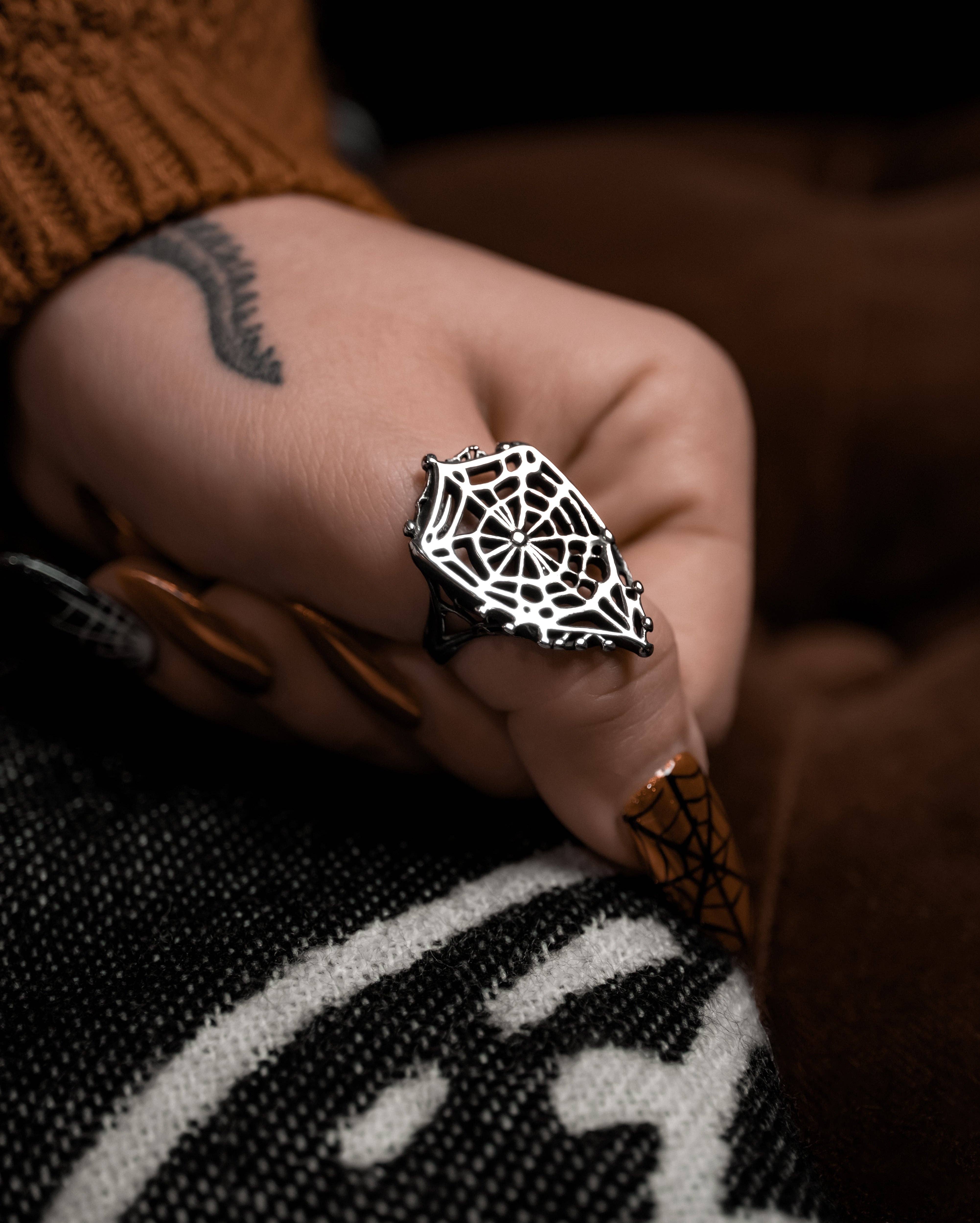 Lively Ghosts - Wholesale Cocktail/Statement Ring - Arachne Ring0