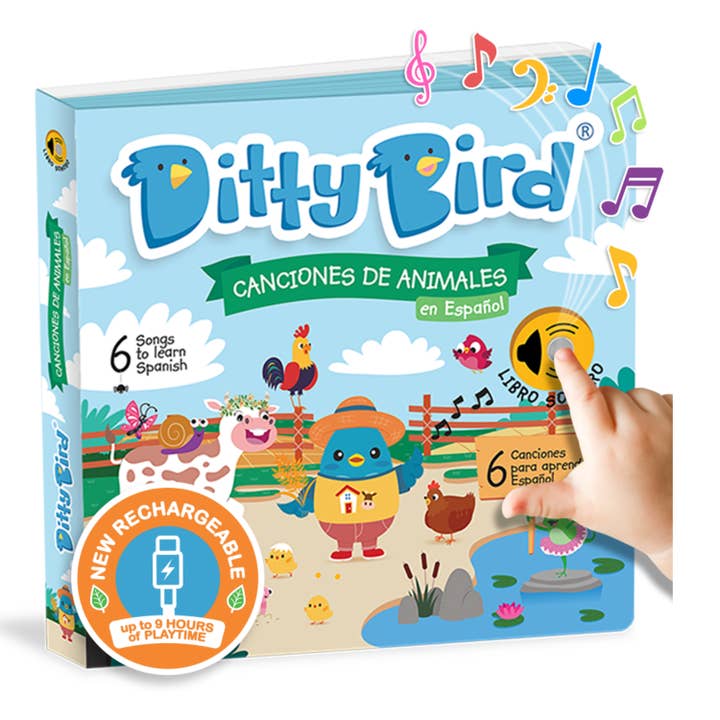 Ditty Bird Spanisch - Zweisprachig: Tierlieder USB-C für den Großhandel von Ditty Bird Europe