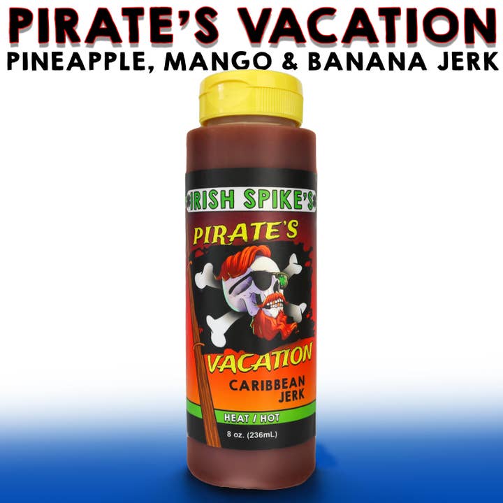 PIR: PIRATE'S VACATION - Pineapple, Mango, Banana (hot-ish) for wholesale by Irish Spikes