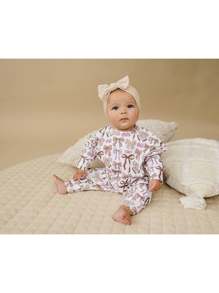 Lucky Panda Kids - Wholesale Top & Pant Set - Kids - Jogger Set | Mocha Bows7