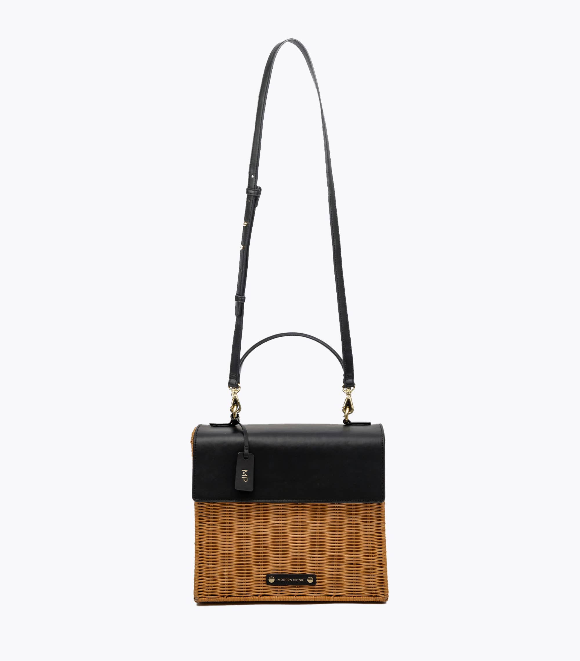 Modern Picnic - Wholesale Lunch Bag/Box - Wicker Lunch Bag – Insulated Wicker Beach Cooler Bag12