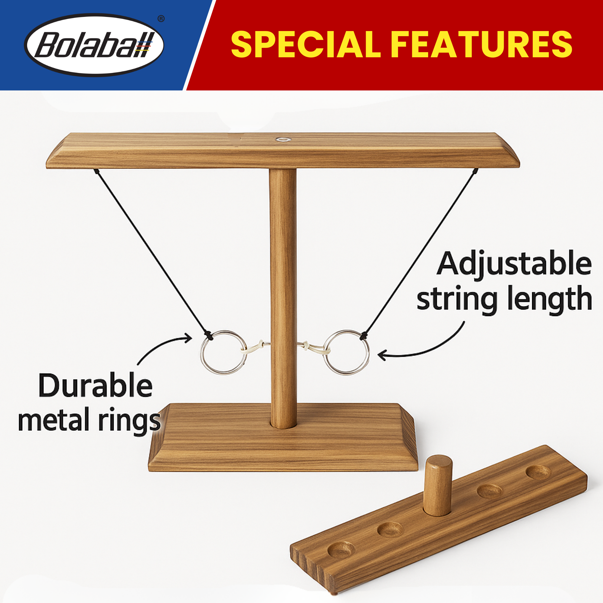 Ergodebrands - Wholesale Building Set - Kids - Bolaball Ring Toss Games for Adults, Yard Games, Patio Decor1