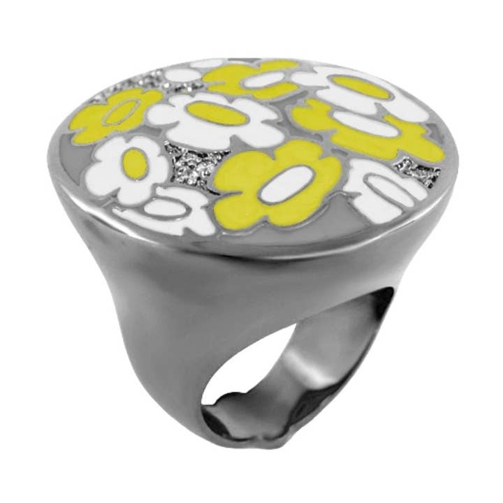 Retro-Scheiben-Ring für den Großhandel von Lauren G Adams