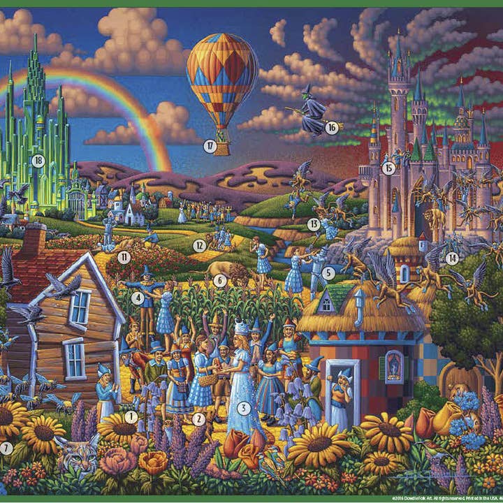 Boardwalk Puzzle Company - Wholesale Puzzle - Adult - Wizard of Oz | 1000 Piece Dowdle Jigsaw Puzzle2