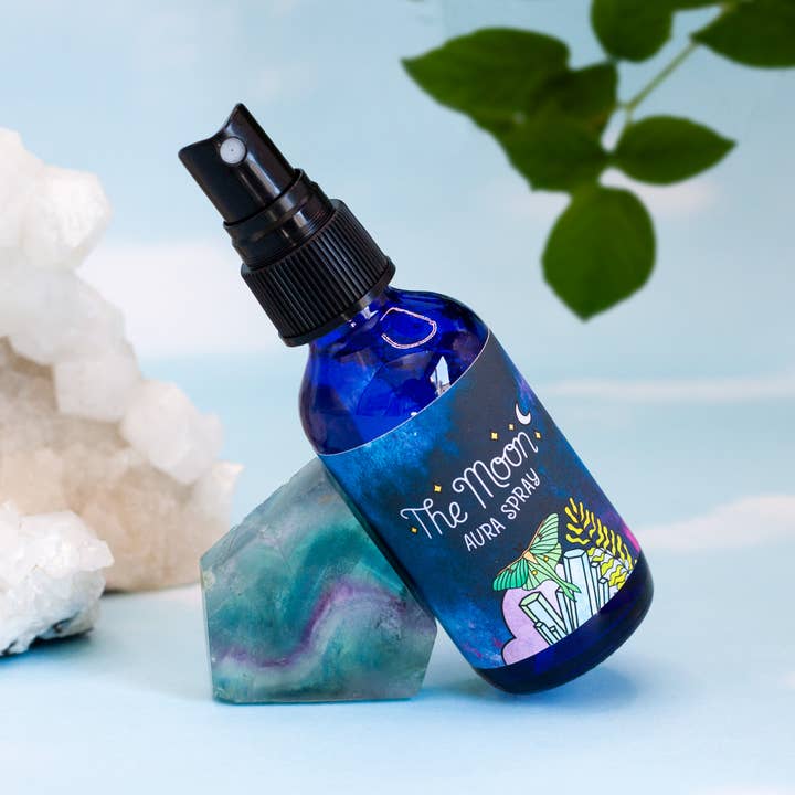 The Moon Aura Spray - Lemon, Lavender + Cypress for wholesale by Rachel Beyer