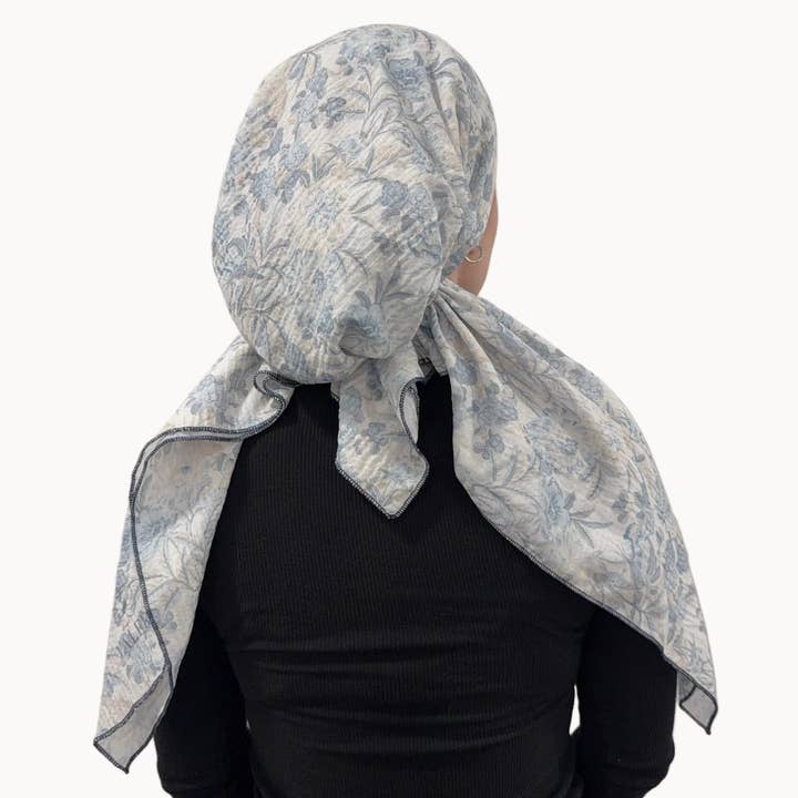 Puderblå Botanica Förknuten Scarf för wholesale av VALERI