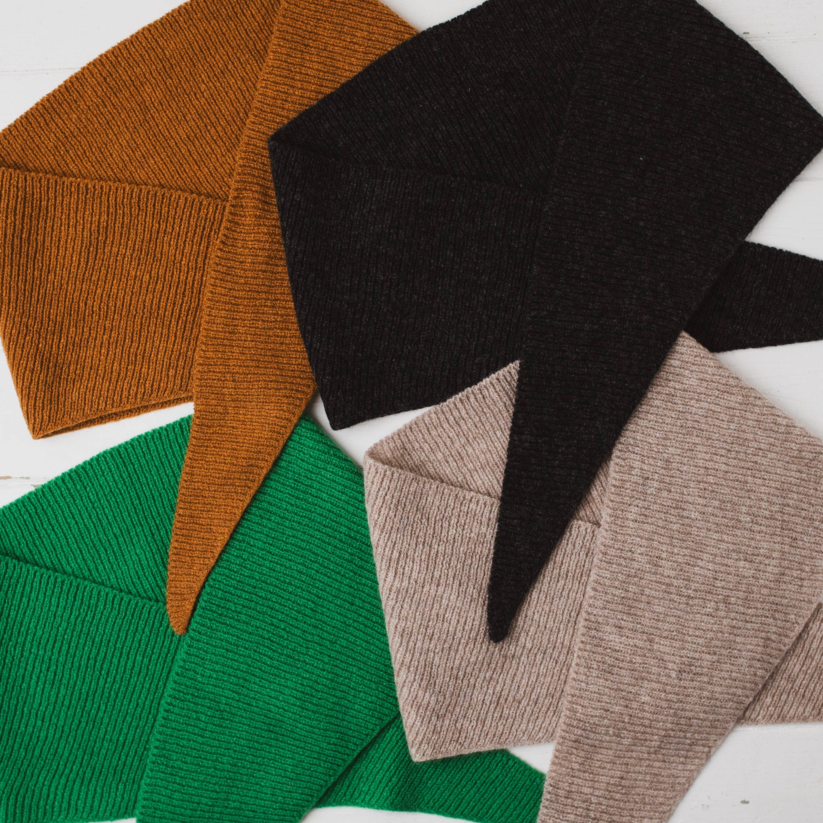 Miss Knit Nat – wholesale Scarf – Women's – Neckerchief - charcoal3