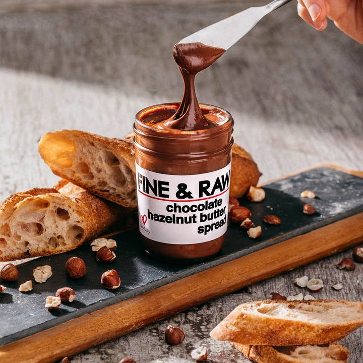 FINE & RAW - Wholesale Nut Butter - Chocolate Hazelnut Butter Spread