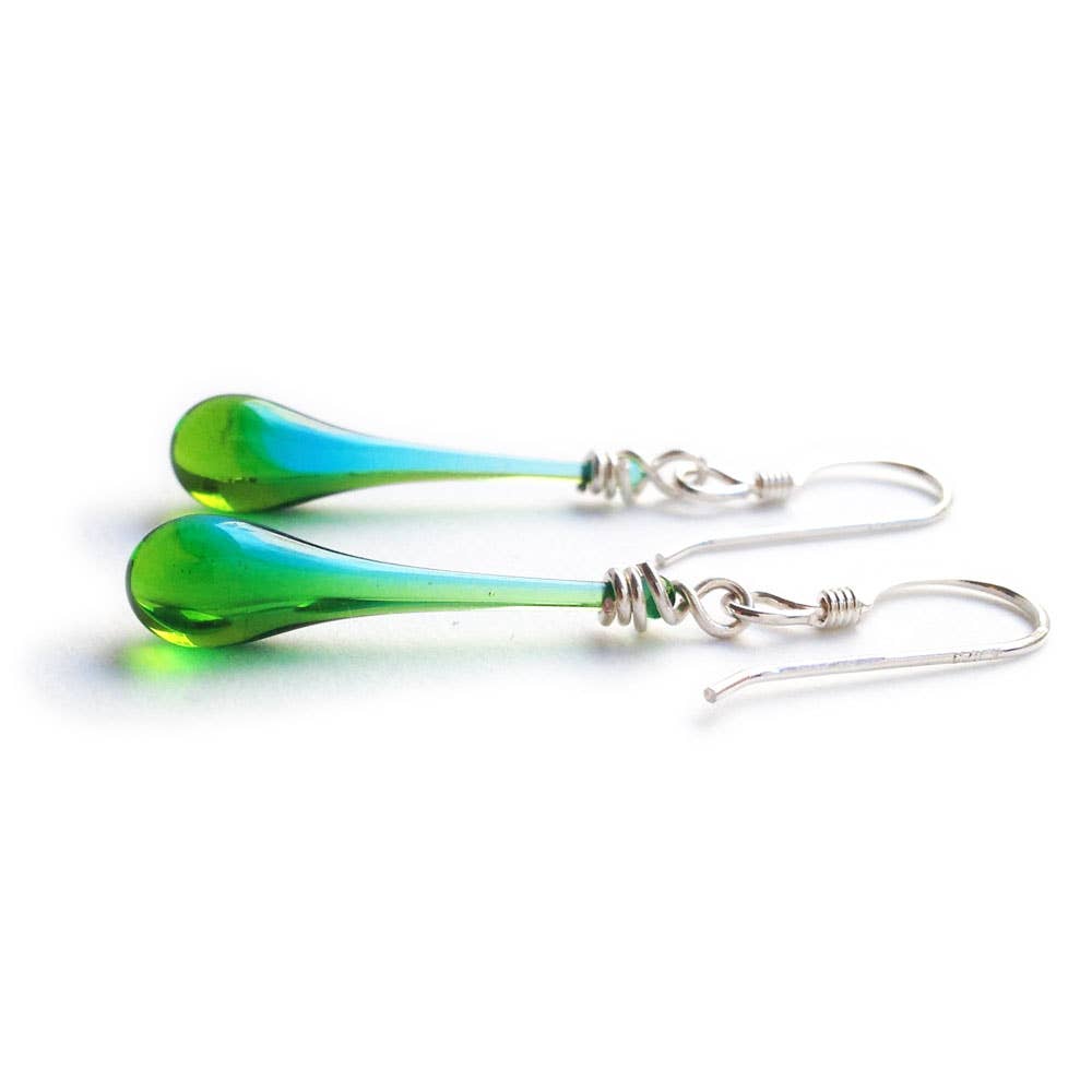 Sundrop Jewelry - Wholesale Dangle Earrings - Birthstone Colored Glass Teardrop Earrings5