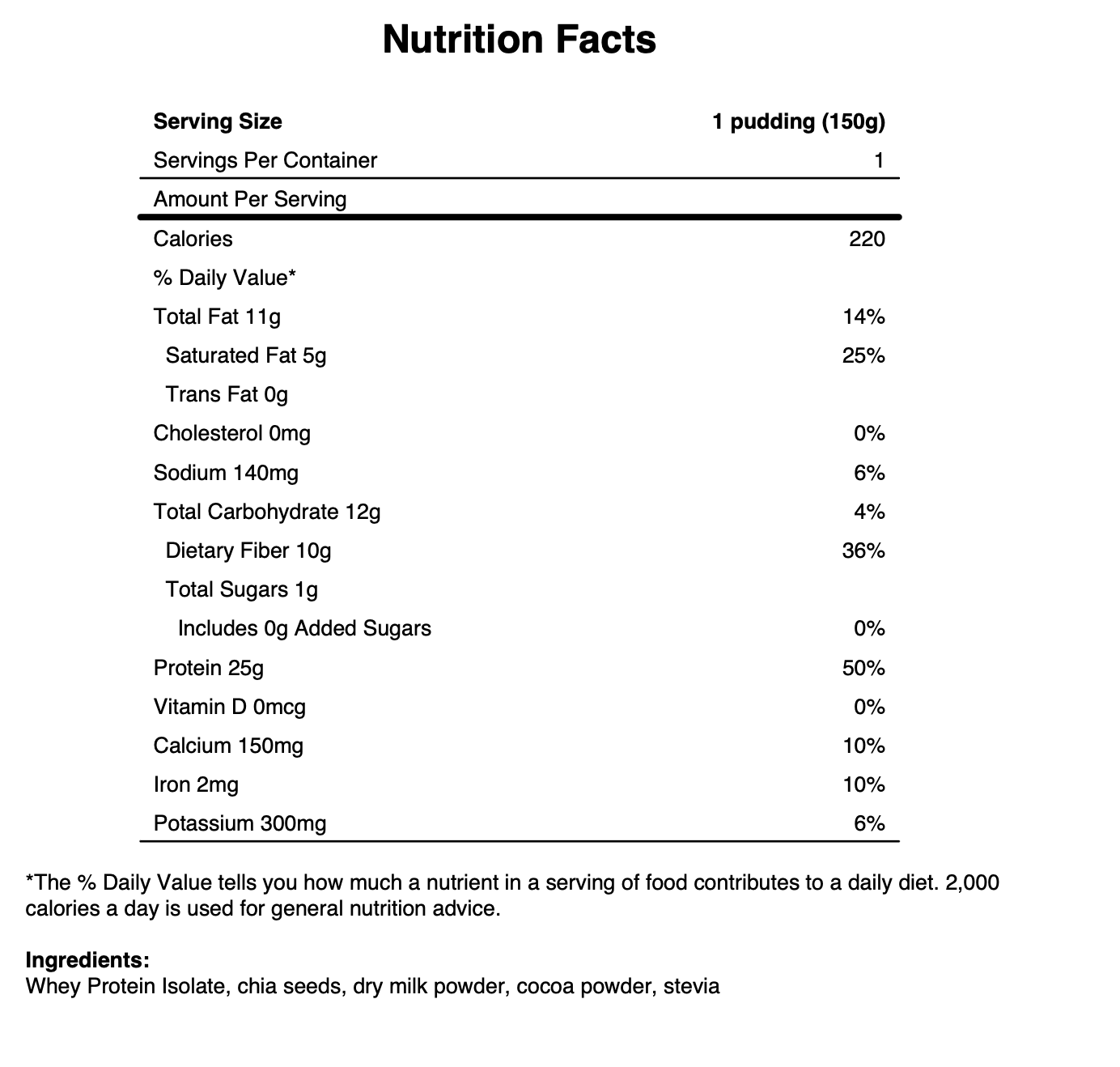 Andy's Way – wholesale Protein/superfood powder – Cinnamon Swirl Chia Pudding Single Packet3
