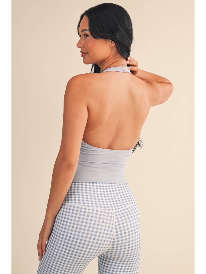 KIMBERLY C - Wholesale Athletic Top - Women's - Plunge Halter Tank40