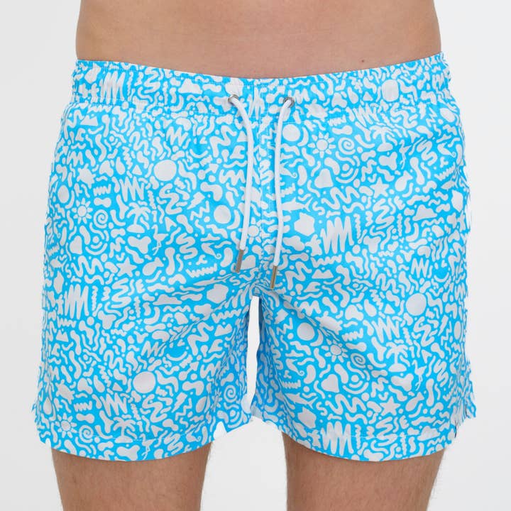 Mens Under The Sea Swimshorts for wholesale by Apres life