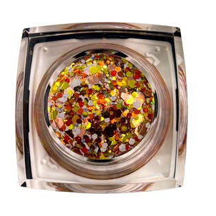 Candy Corn Chunky Glitter Gel for wholesale by Elektra Cosmetics