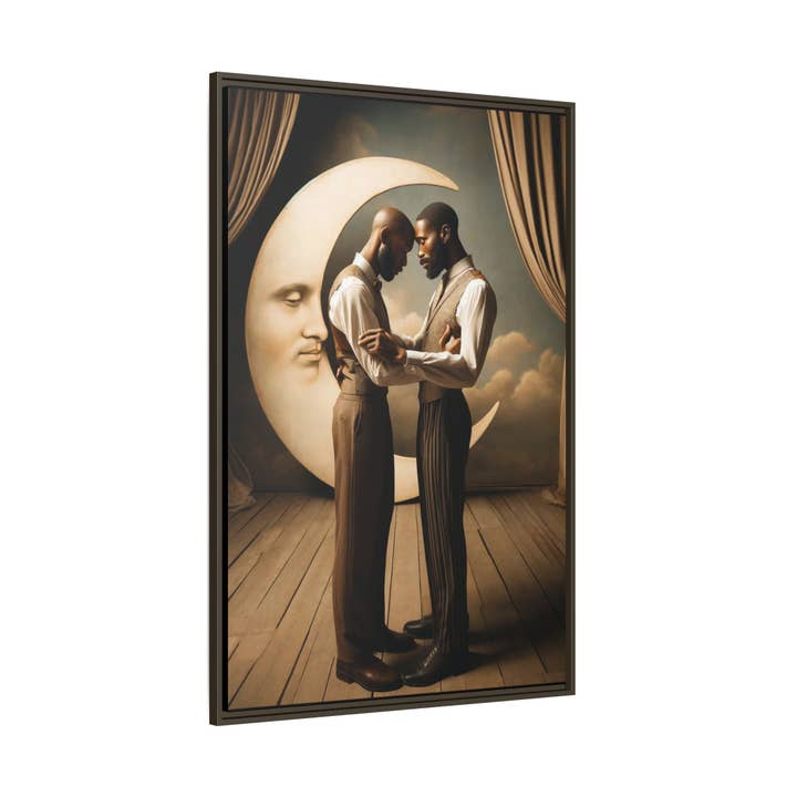 Walt & Pete - Wholesale Art Print - Missing Art Studies - Man In The Moon 00242