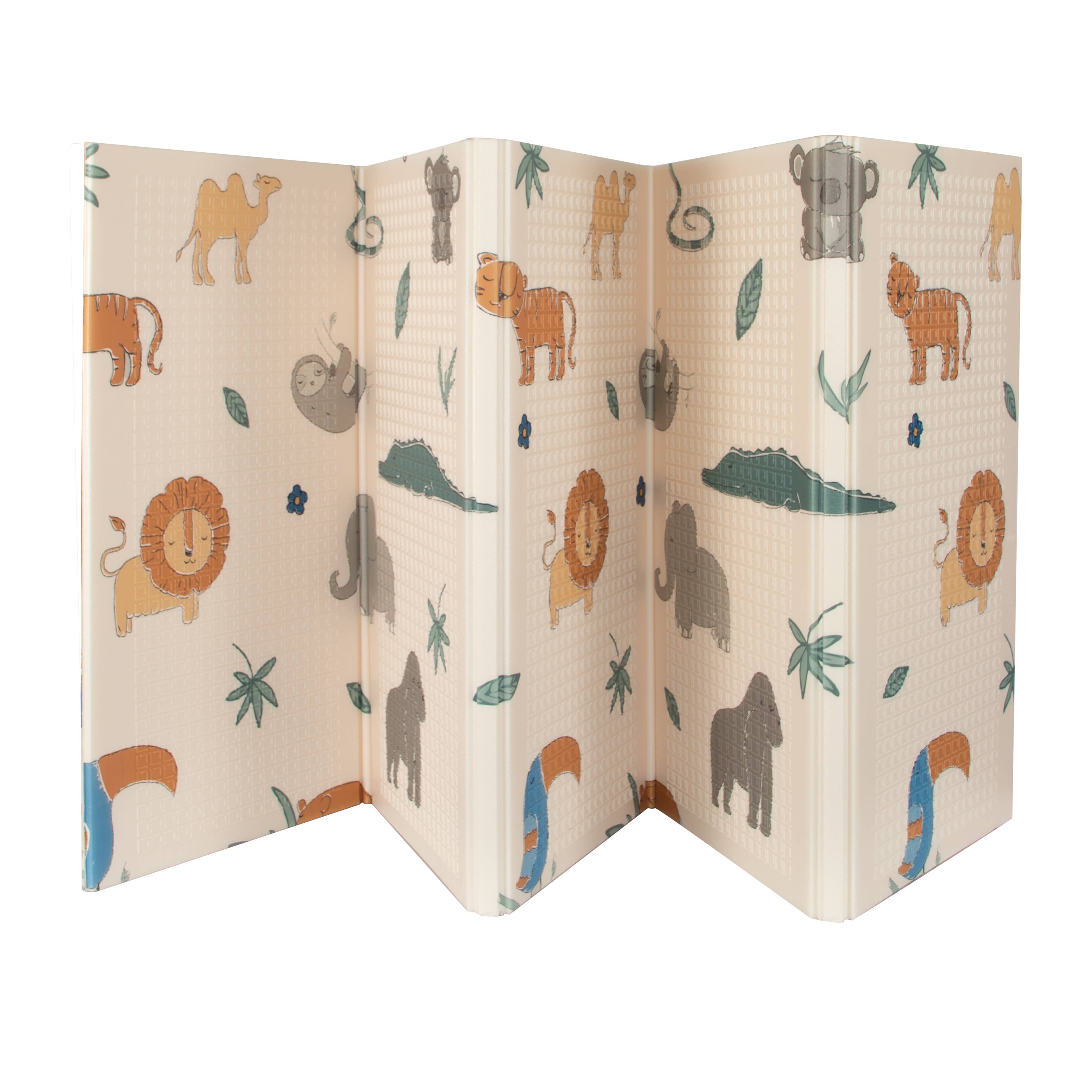 Nuby - Vente Tapis de jeu – enfant et bébé - Tapis de sol réversible pour enfants5