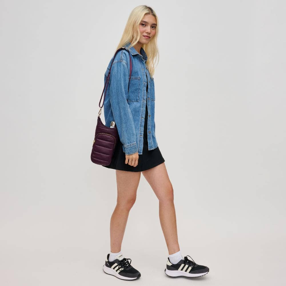 Urban Expressions - Wholesale Crossbody Bag - Women's - Jace Water Bottle Nylon Puffer Crossbody30