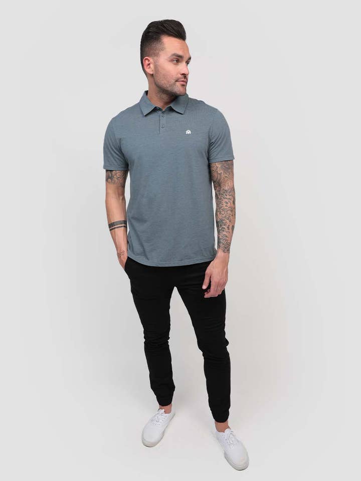 INTO THE AM - Wholesale Polo - Men's - Men's Short Sleeve Polo Shirt (Branded)9