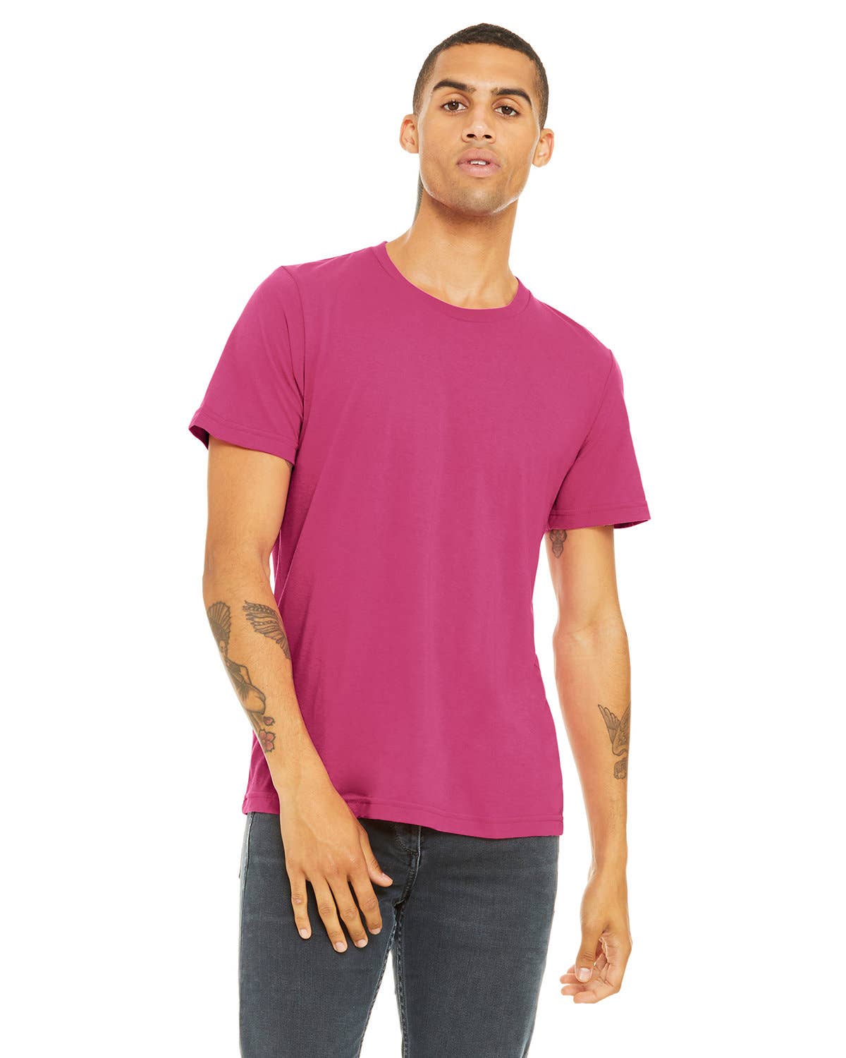 Total Apparel - Wholesale T-Shirt - Men's - Bella + Canvas 3650 Unisex Poly-Cotton Short-Sleeve T-Shirt3