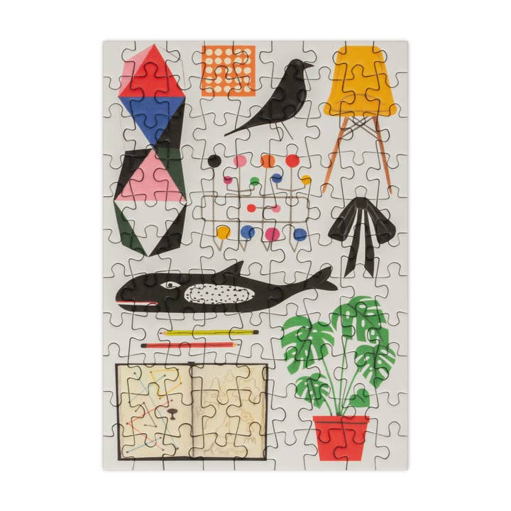 Happily Puzzles - Wholesale Puzzle - Adult - Eames - 99 Piece Mini Jigsaw Puzzle1