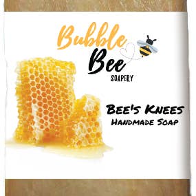 Bee's Knees Honey Soap Bar for wholesale by Bubble Bee Soapery
