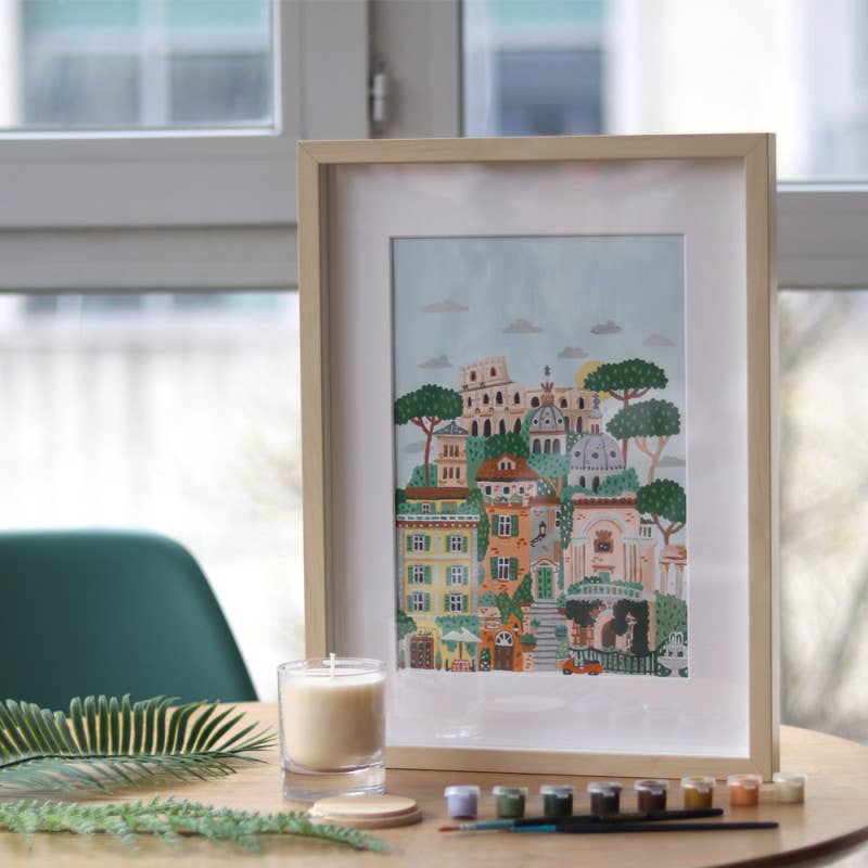 La Petite Épicerie - Vente Kit de bricolage - Number Painting Kit - Rome by Hoglet and Co8