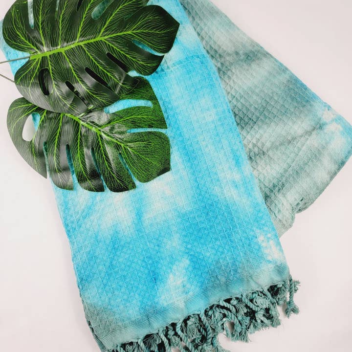 EBRU Home – wholesale Throw blanket – 4 WAFFLE THROW/ Blanket , Assorted Tie-Dye Waffle Towel19