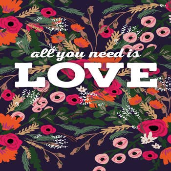 All You Need is Love Painted Daisies