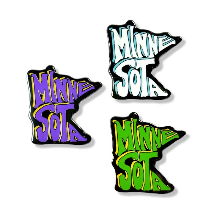 Épingle Émaillée RÉTRO Minnesota pour la vente par Christopher Straub