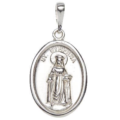 CLANDELA - Wholesale Pendant/Charm Necklace - St Dymphna (Mental Illness)0