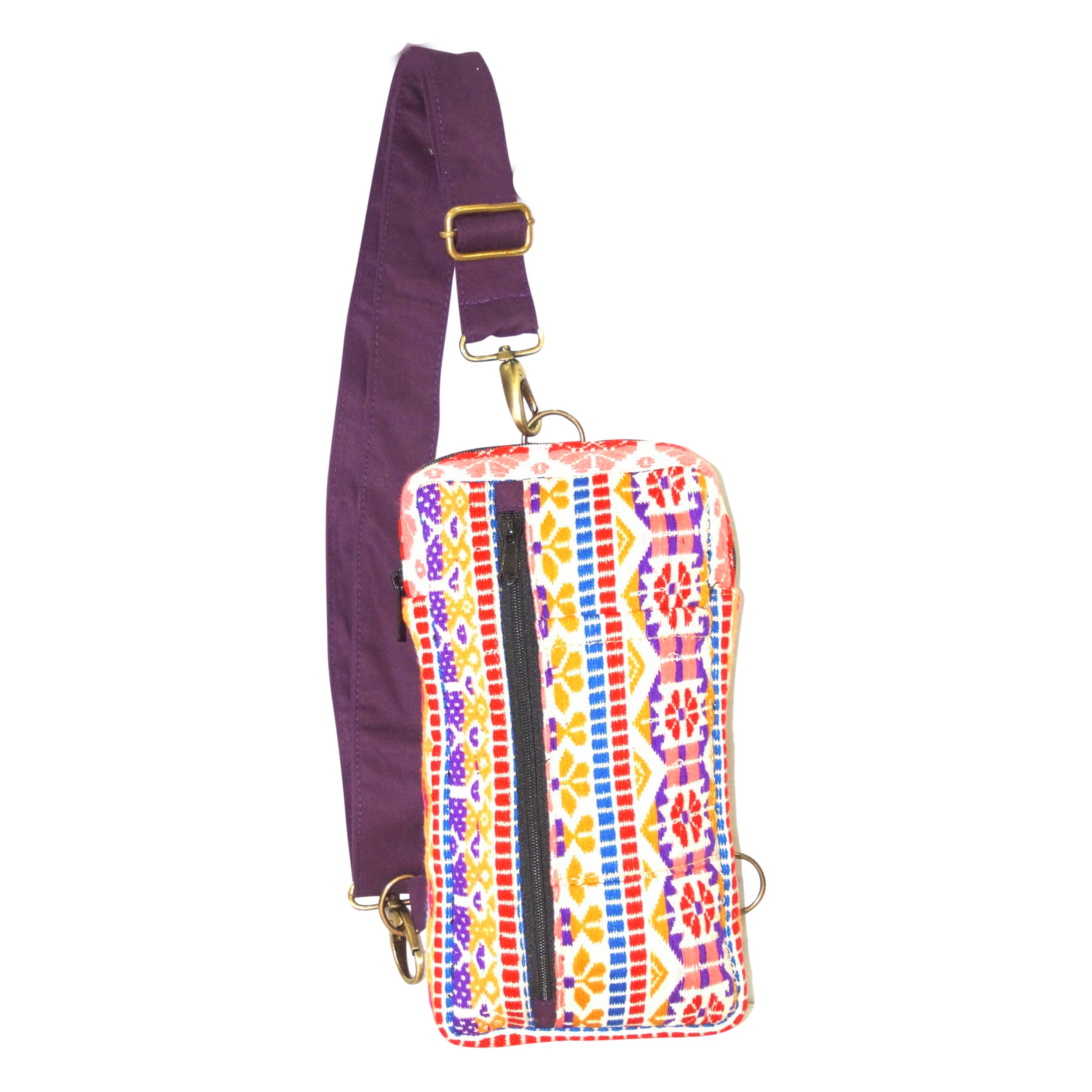 Lakhays Collection Inc. - Wholesale Crossbody Bag - Women's - Jacquard Sling Chest Bag0