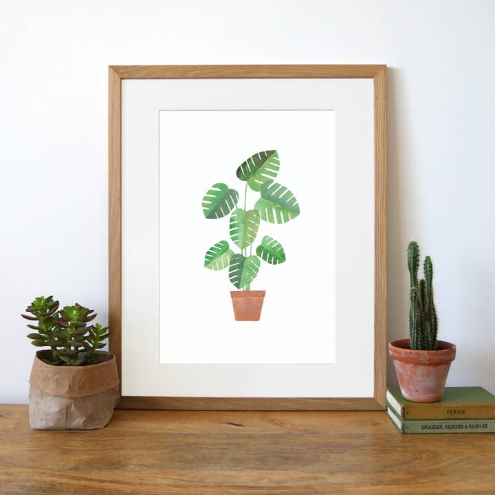 Swiss Cheese A4 Print for wholesale by Paperwhale Cards & Paper Goods