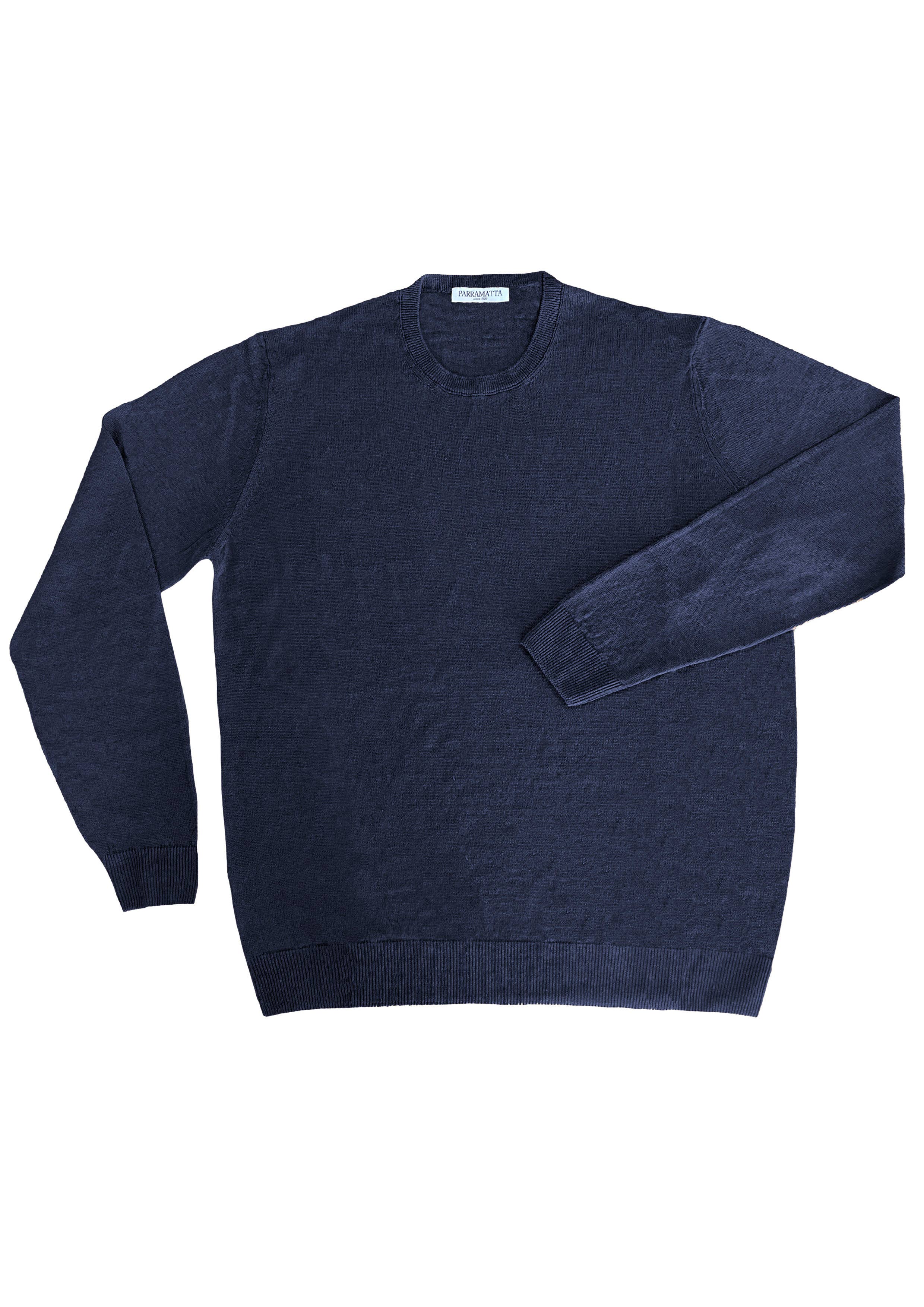 Parramatta - Wholesale T-Shirt - Men's - 100% Organic Linen Crew Neck Sweater0