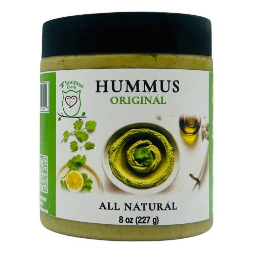 Whoomus Hummus - Wholesale Dip - 8oz - 6 Pack All Natural Gourmet Hummus Original Flavor2