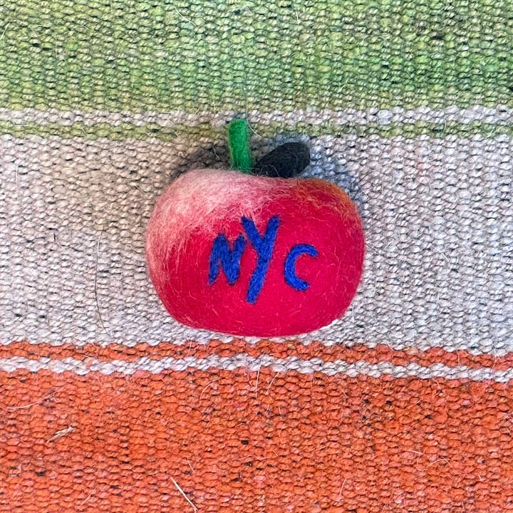 Red NYC Apple Toy for wholesale on Faire1