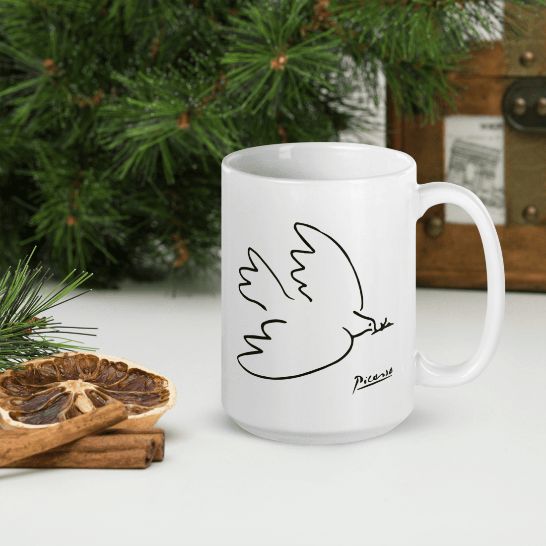 Art-O-Rama Shop - Wholesale Coffee Mug - Pablo Picasso Dove Of Peace 1949 Artwork Mug9
