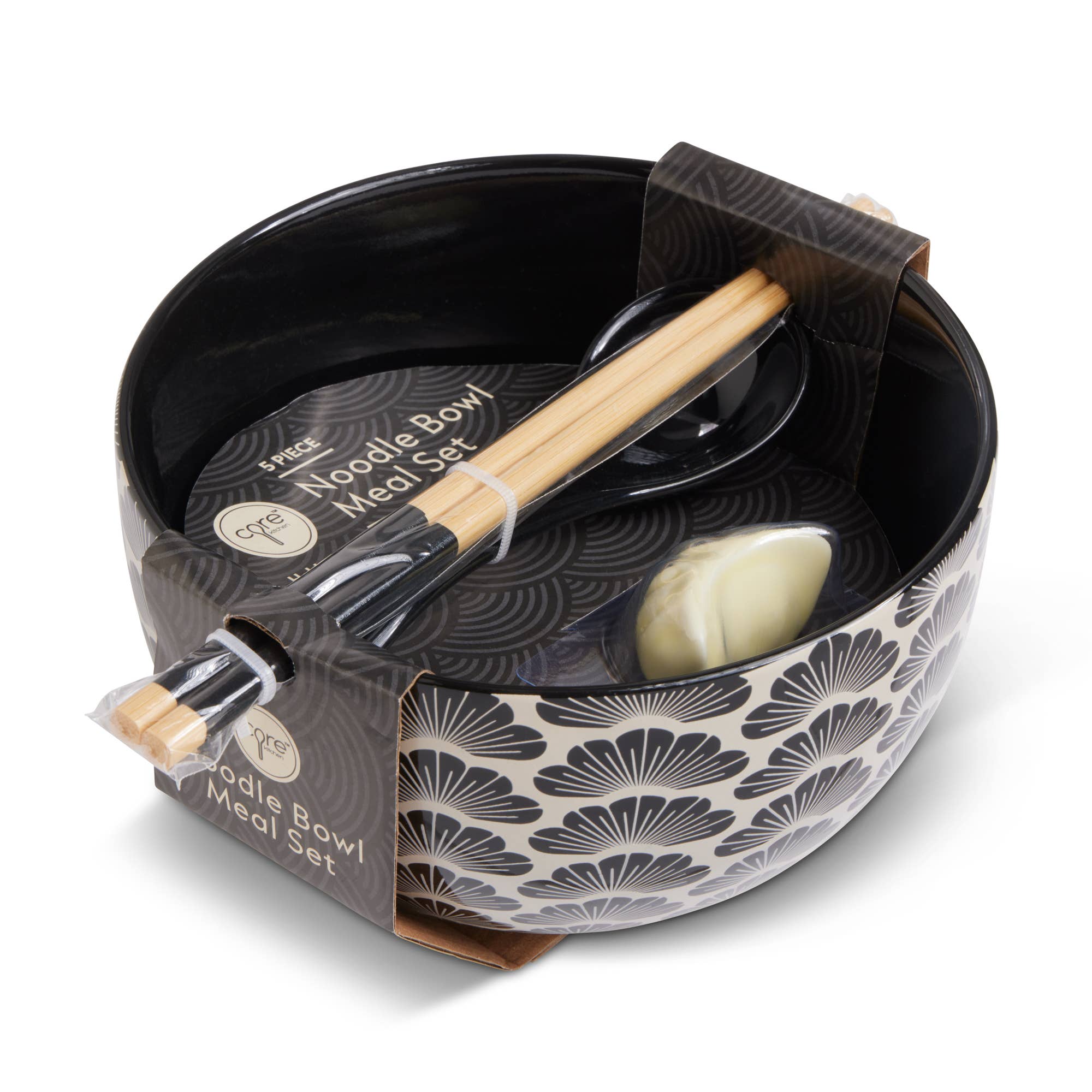 Core Home - Wholesale Bowl - 26oz Ramen Noodle Bowl w/ Chopsticks, Spoon & Holder1