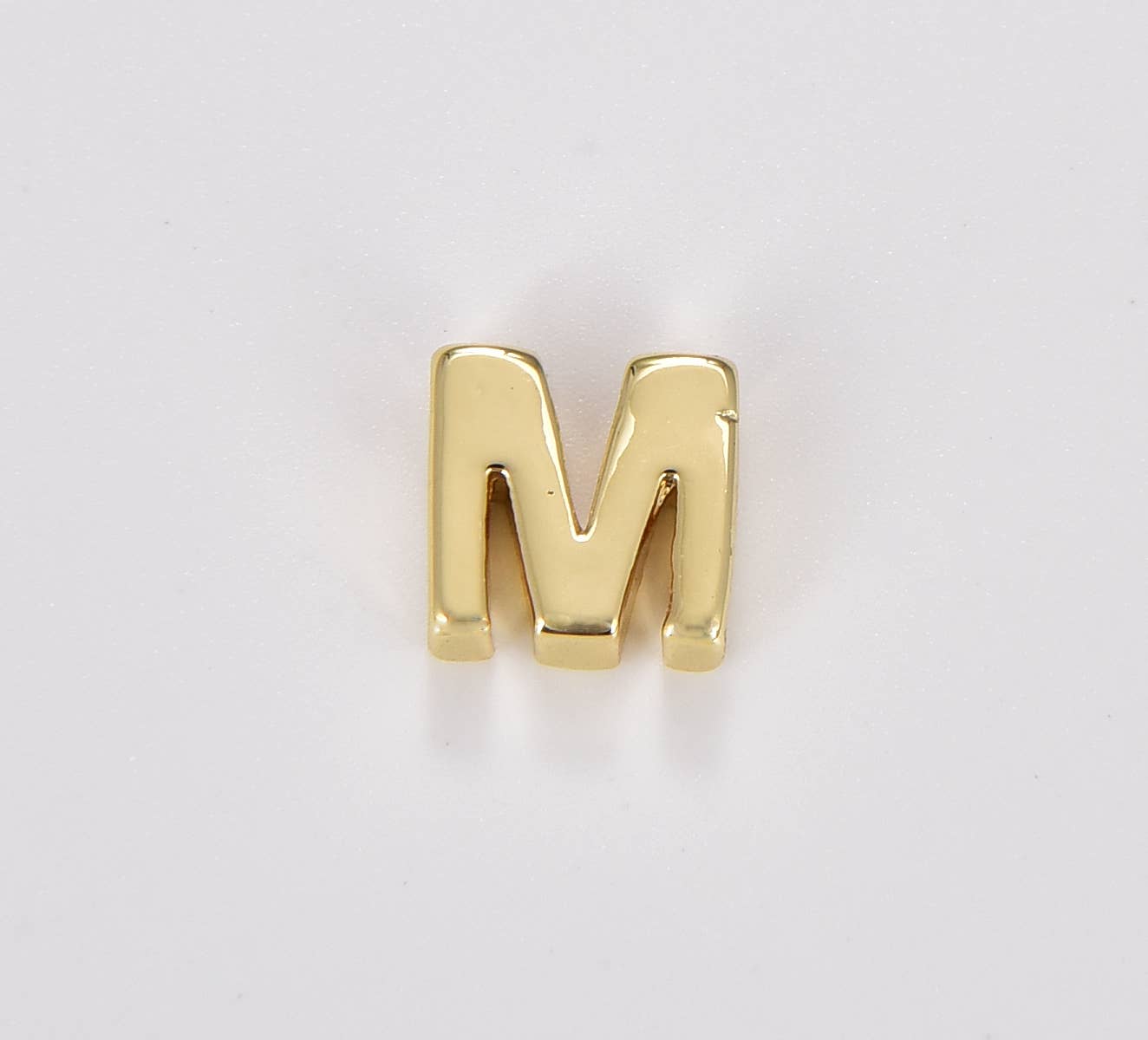 Beads Creation - Wholesale Individuele bedel/hanger - 18K verguld alfabet letter initiale monogram hanger13