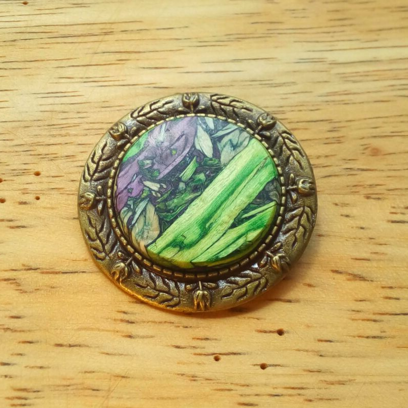 Handcrafted from Tumbleweed - Wholesale Brooch - Tumbleweed Antique Brass Brooch7