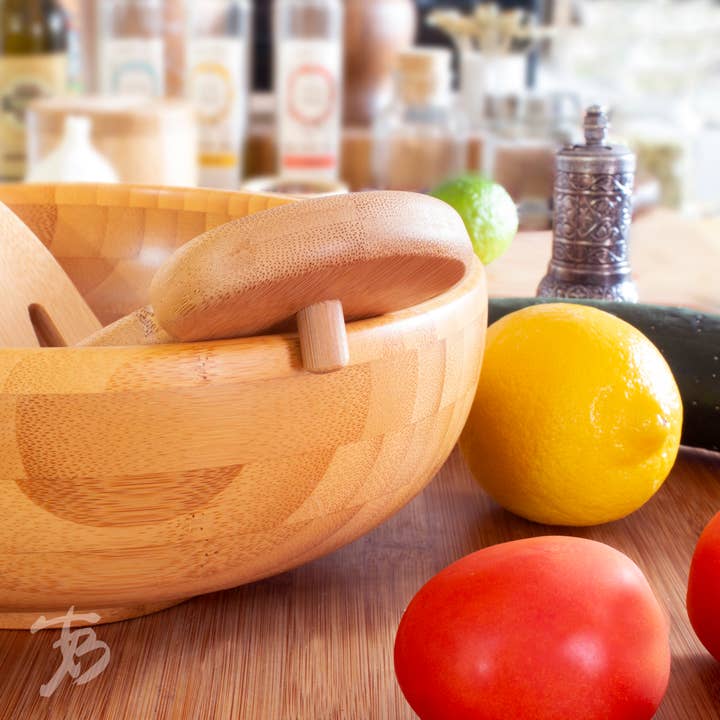 Totally Bamboo - Wholesale Serving Utensil - Salad Hands, Bamboo Salad Serving Utensils3