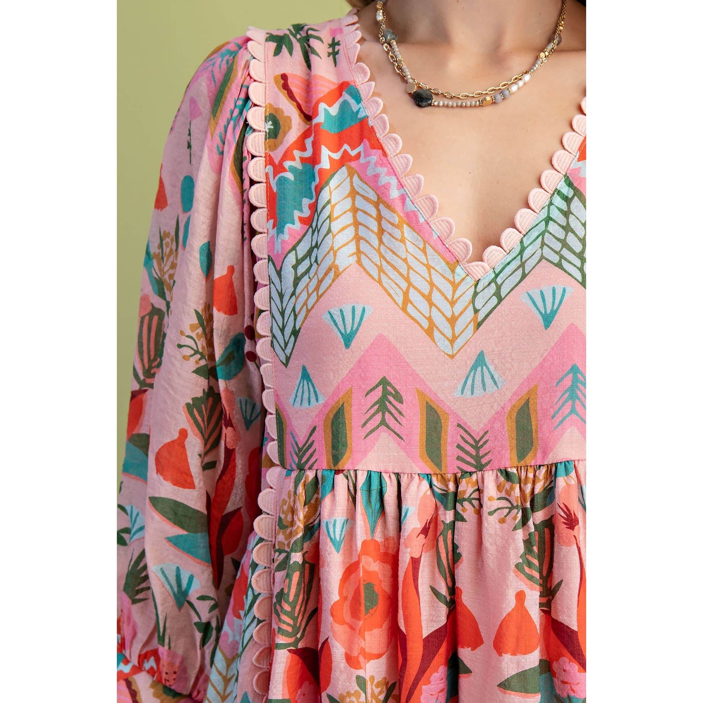 STYLE USA - Wholesale Dress - Women's - Printed Dress11