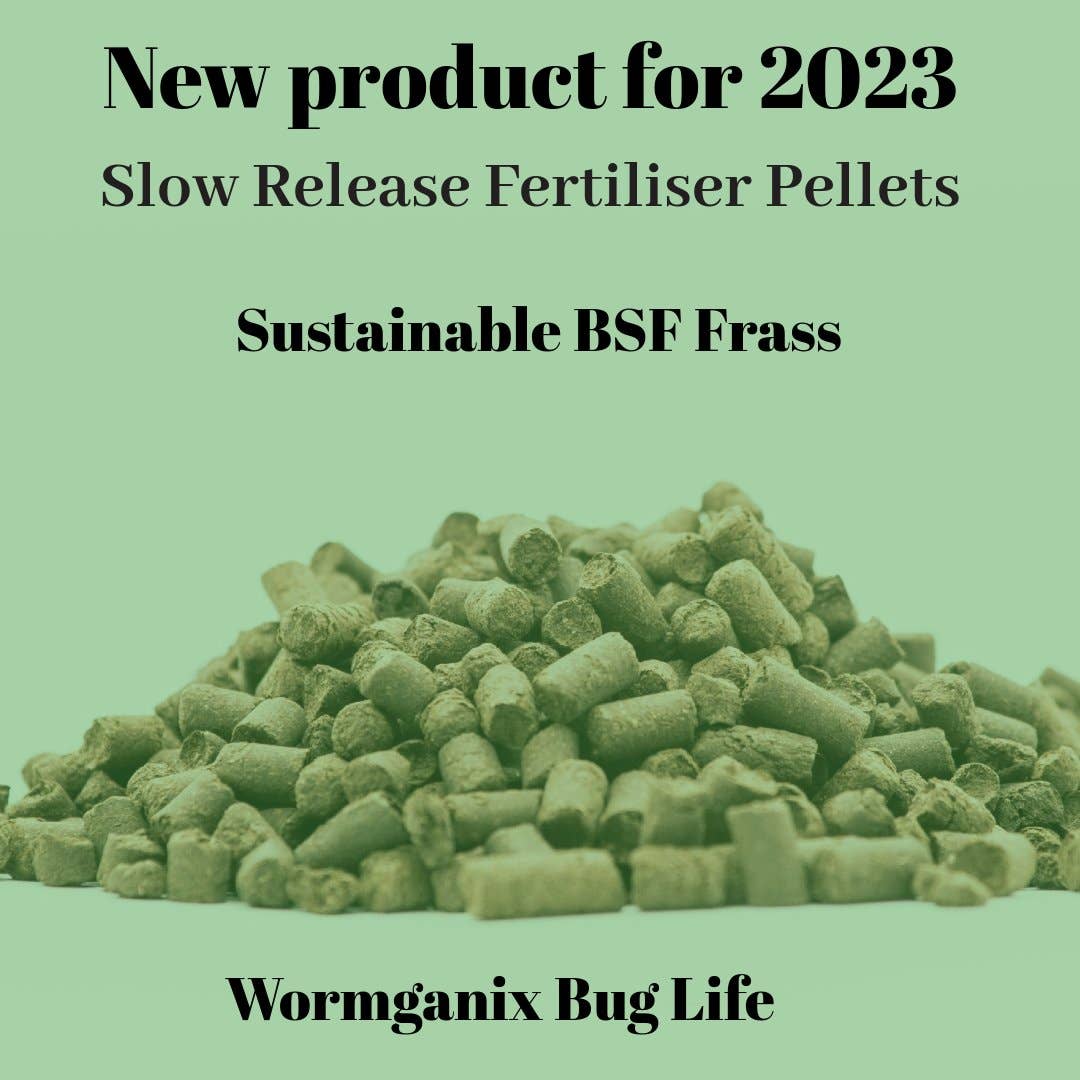 Wormganix Worm Castings - Wholesale Fertiliser - Wormganix Bug Life All Purpose Insect Frass Fertiliser -Ready to use Pellets 100% Natural Chemical & Peat Free Slow Release Sustainable 1 Litre Pouch4