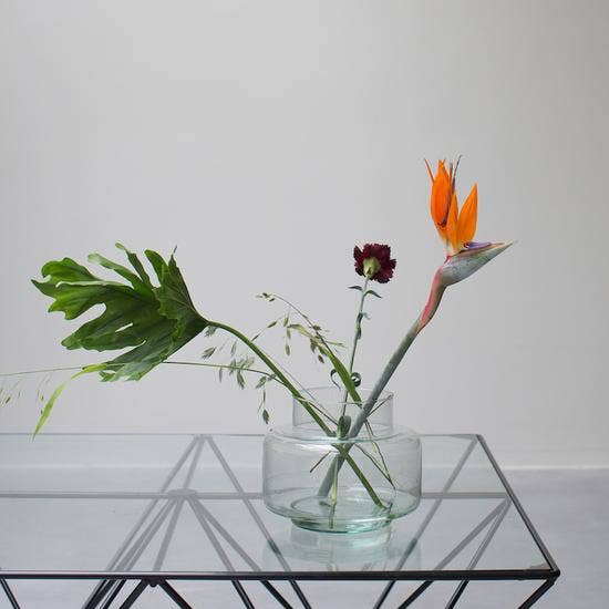 Vase Recycled Glass Transparant for wholesale on Faire1