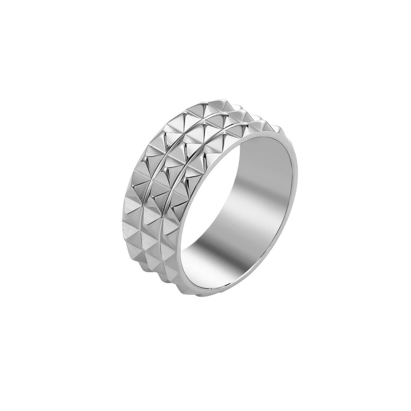Bud To Rose - Wholesale Band/Stacked Ring - Lexie Ring silver0